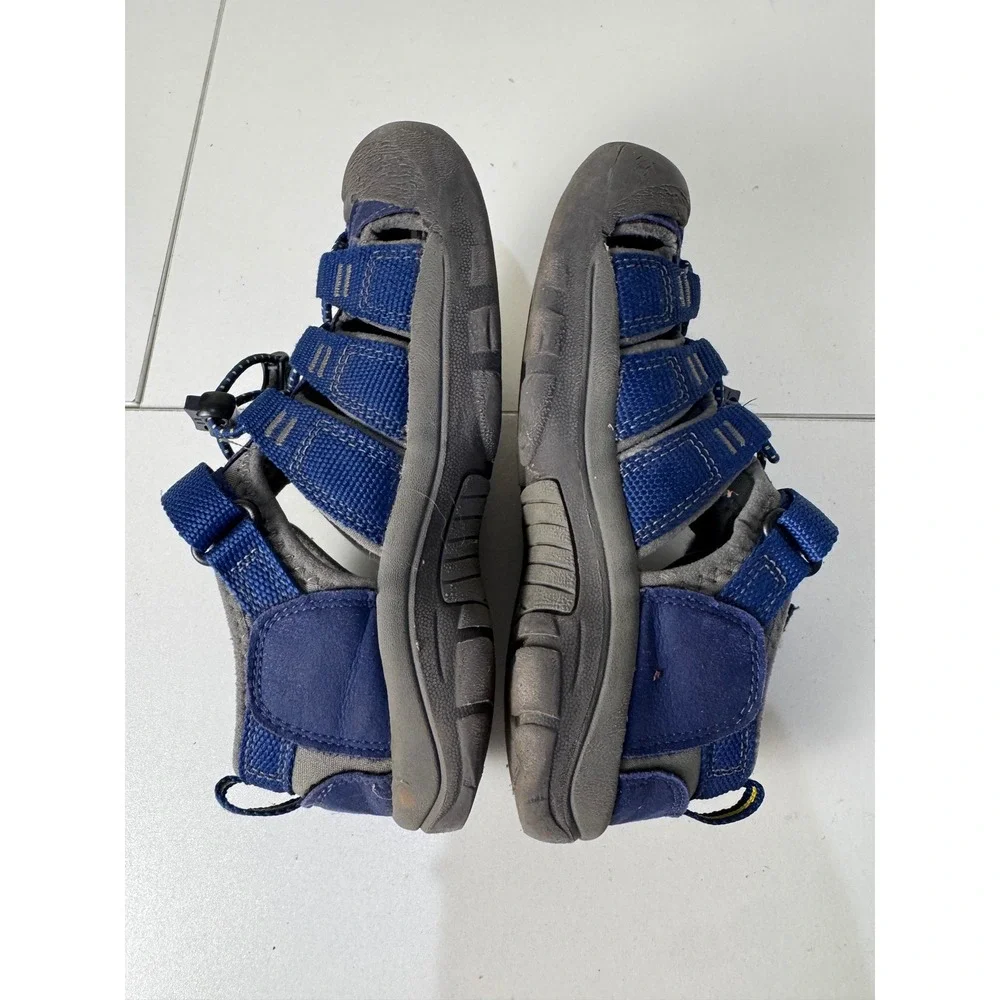 Keen Newport H2 Kids Sandals Size 13 Blue Grey Waterproof Hiking Water Shoes